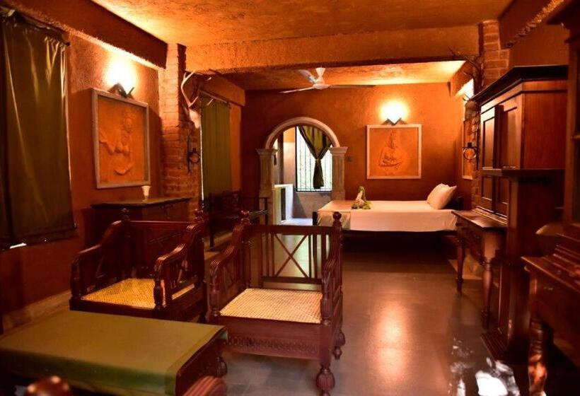 带花园景观和一个卧室的别墅, Akein Jungle Resort   Sigiriya