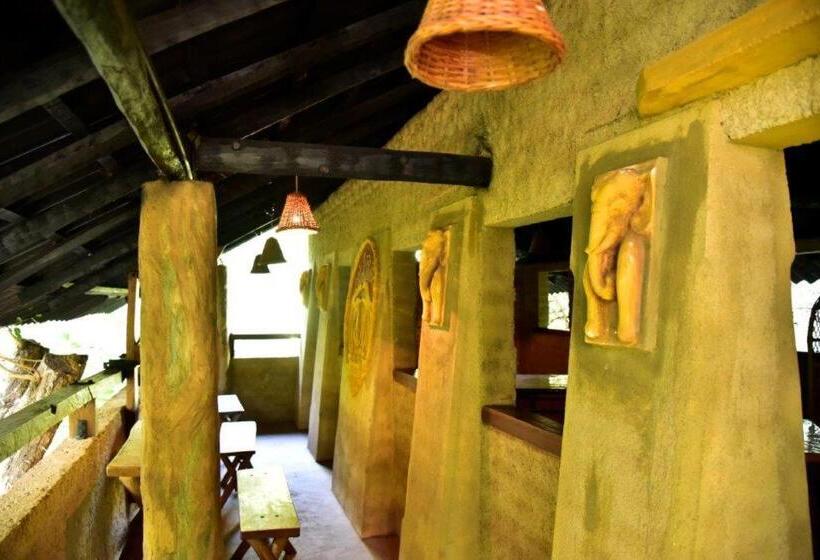 带花园景观和一个卧室的别墅, Akein Jungle Resort Sigiriya