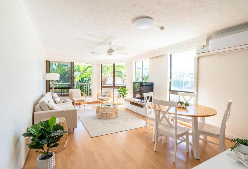 شقة غرفتين نوم مطلة على الحديقة, Beach Palms Holiday Apartments