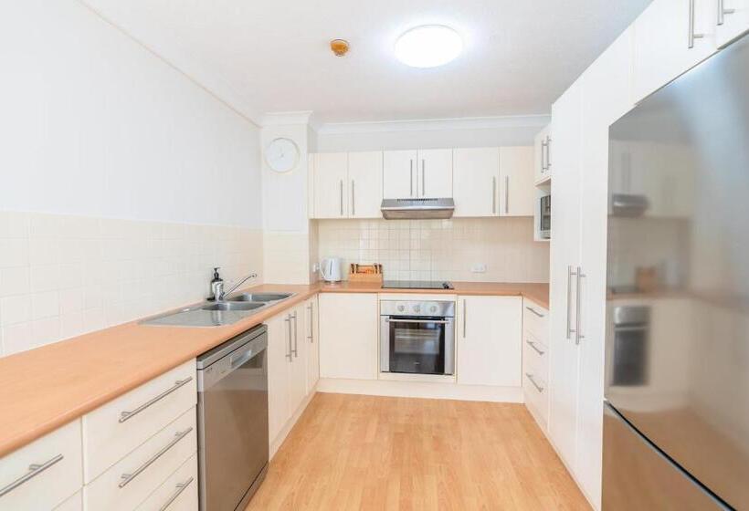 شقة غرفتين نوم مطلة على الحديقة, Beach Palms Holiday Apartments