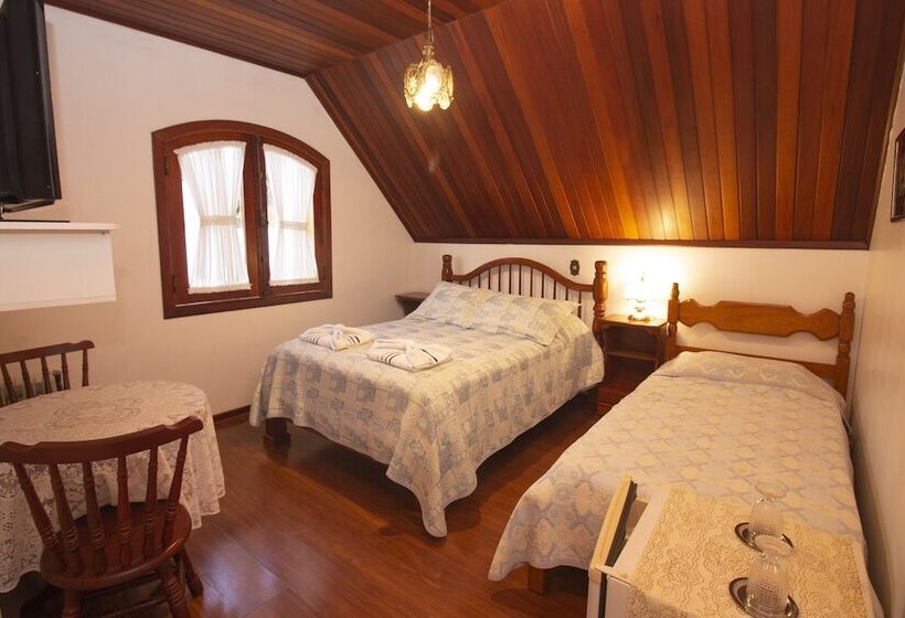 Номер Стандарт Трехместный, Pousada Recanto Paulista