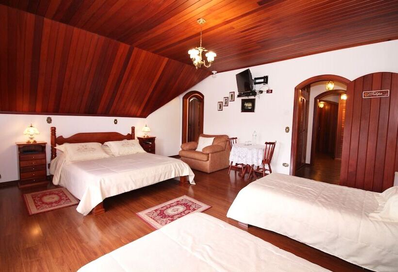 Четырехместный Номер Стандарт, Pousada Recanto Paulista