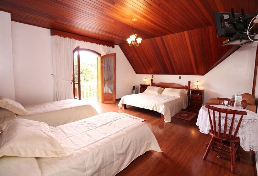 Четырехместный Номер Стандарт, Pousada Recanto Paulista