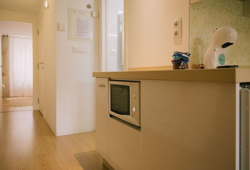 带1个卧室带花园景观的公寓, Roompedra Apartamentos Turísticos