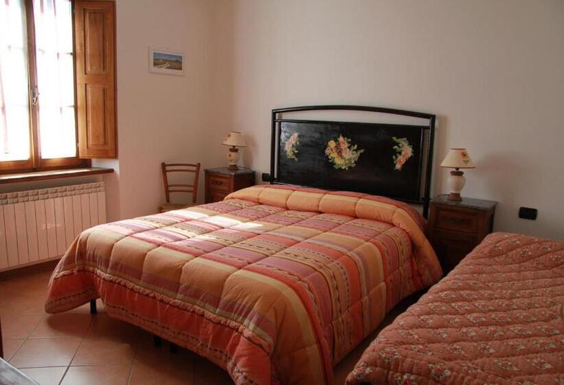 Стандартный внешний трехместный номер с ванной комнатой, Agriturismo Podere Fiume