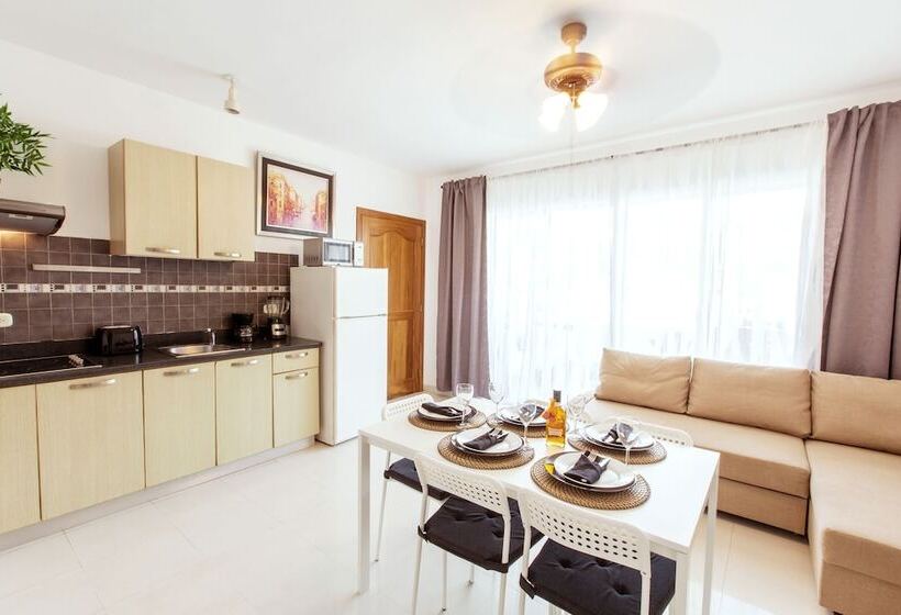 1침실 펜트하우스 아파트, Las Terrazas Vip Pool Beach Club & Spa