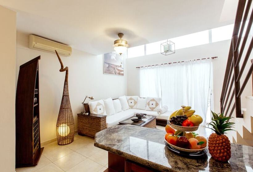 침실 2개 디럭스 아파트, Las Terrazas Vip Pool Beach Club & Spa