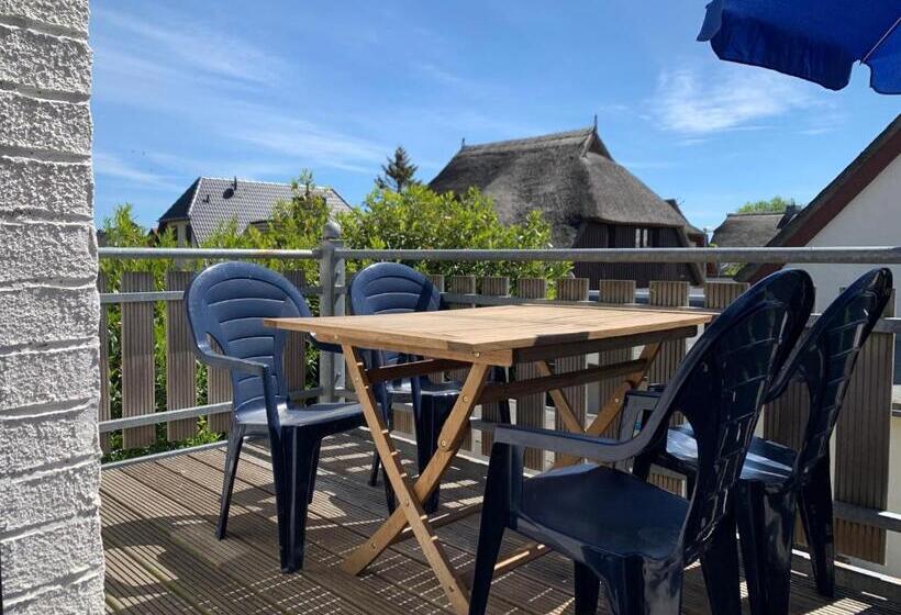 شقة غرفة نوم واحدة مزودة بشُرفة, Pension Windrose