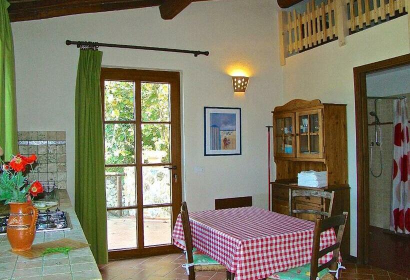 آپارتمان 1 خوابه با تراس, Agriturismo Bike Hotel Podere Giarlinga