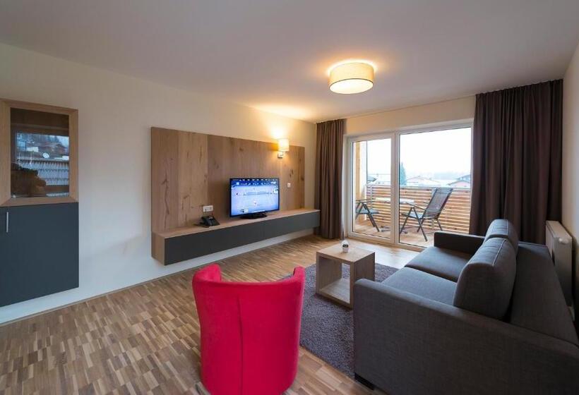 带1个卧室的带阳台的公寓, Appartementhotel Sonnenhof