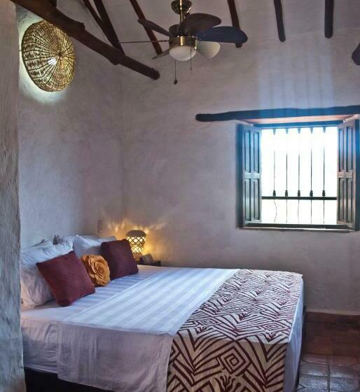 キングサイズベッドのスタンダードルーム, La Loma Hotel Barichara