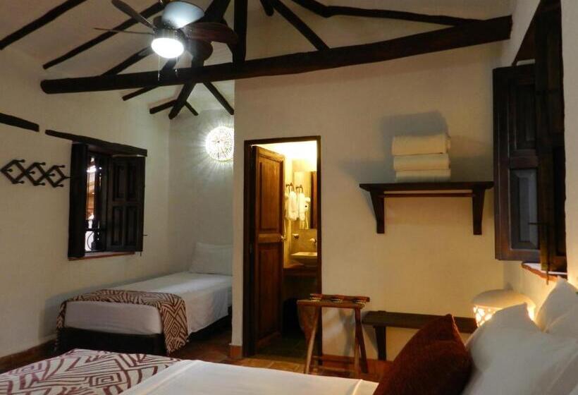 スタンダード４人部屋, La Loma Hotel Barichara