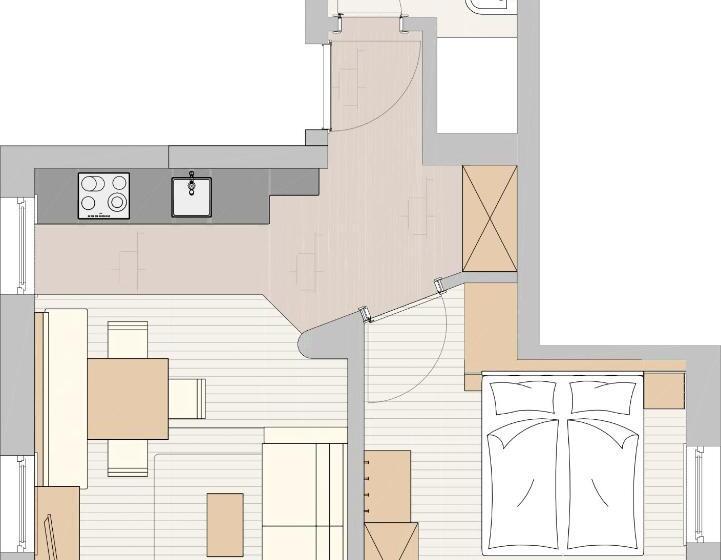 1ベッドルームアパートメント, Alpin Sport