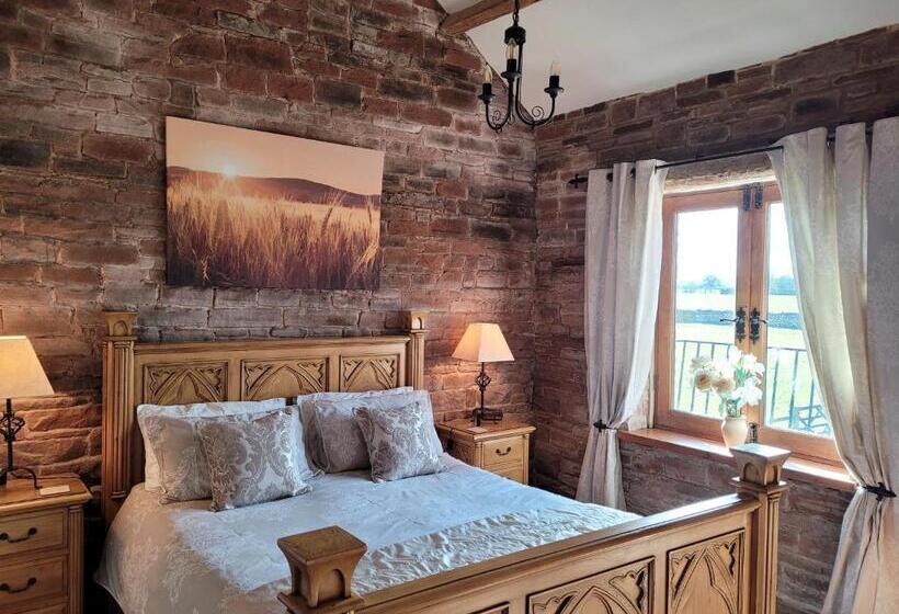 חדר דחוקס עם מיטת קינג, The Ginney Country Guest House