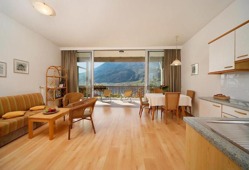 شقة غرفة واحدة مزودة بتراس, Residence Haus Kaltersee