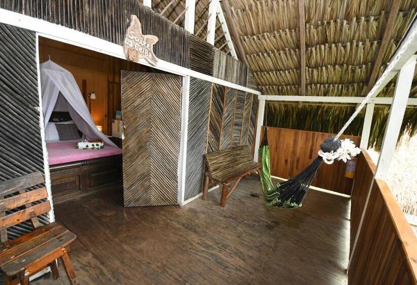 带海景标准四人间, Finca Escondida