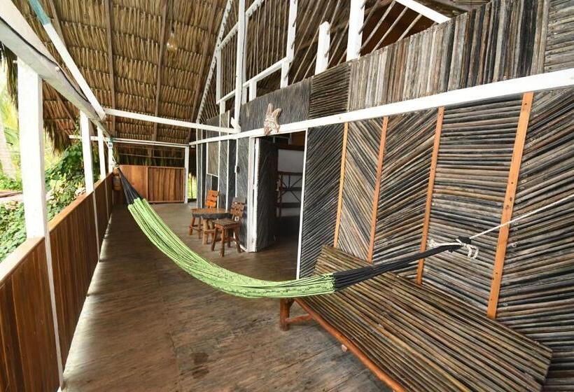 带海景标准四人间, Finca Escondida