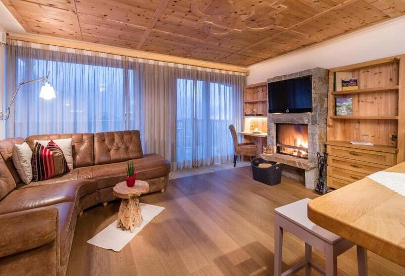 침실 1개 디럭스 아파트, Naturhotel Lüsnerhof