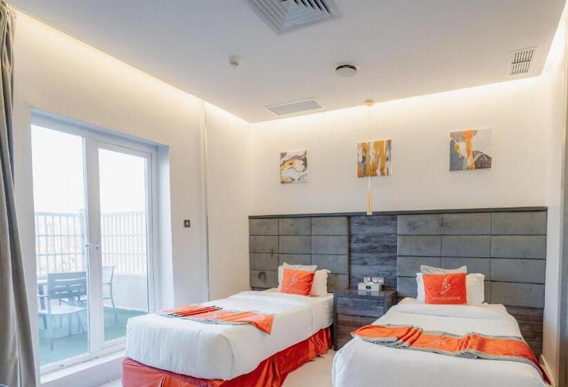 آپارتمان 1 خوابه با چشم‌انداز دریا, Wahaj Hotel Apartments 2