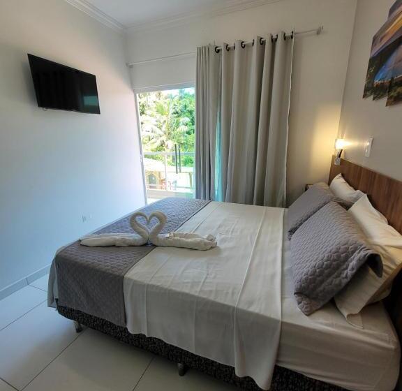 Quarto Estandar com Sacada, Pousada Concha Dourada