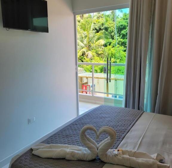 Quarto Estandar com Sacada, Pousada Concha Dourada