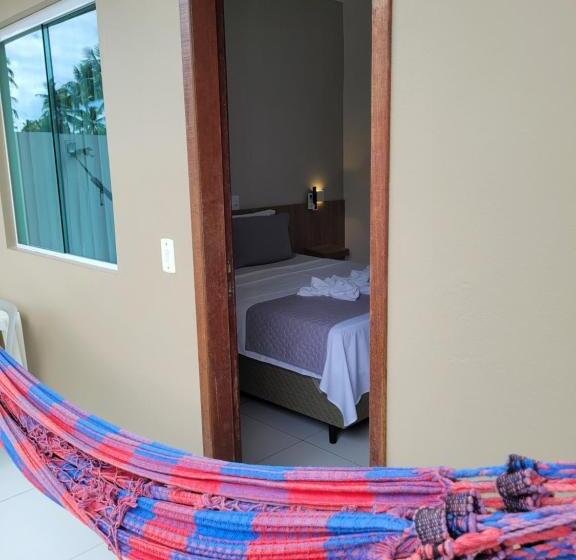 اتاق استاندارد سه تخته با بالکن, Pousada Concha Dourada