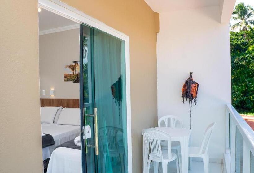 اتاق استاندارد سه تخته با بالکن, Pousada Concha Dourada