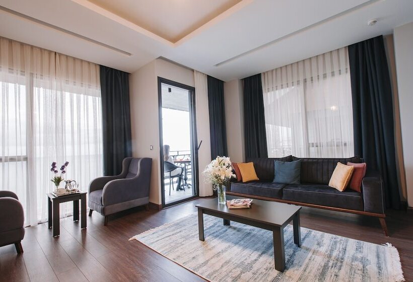 带海景的行政套房, Peerless Villas