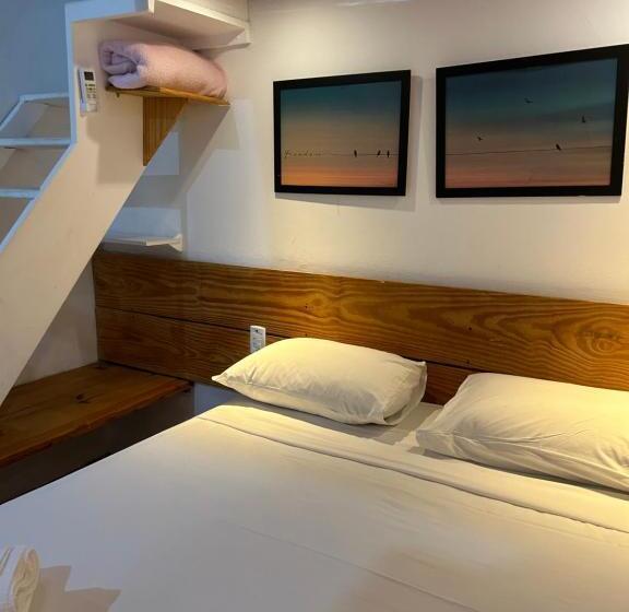 اتاق استاندارد چهار تخته, Pousada Bar Café Algas Marinhas
