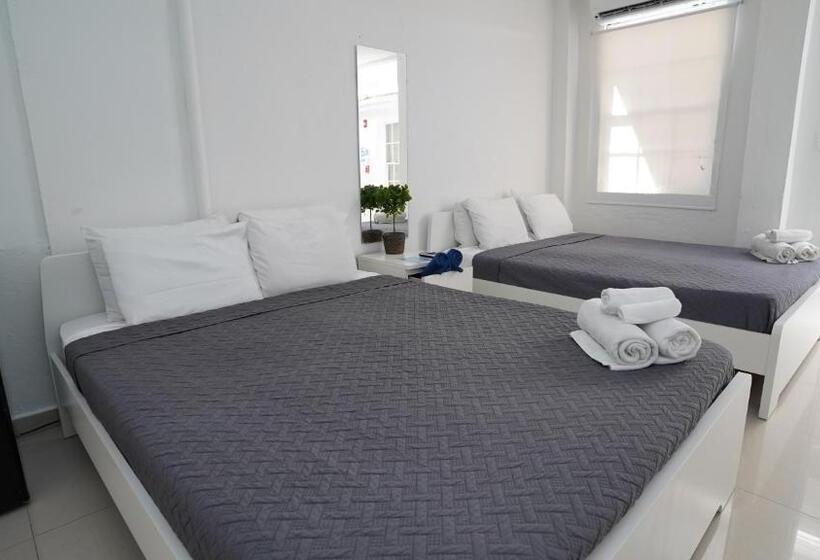 스탠다드 룸 더블 침대 2개, The Pelican Poshtel