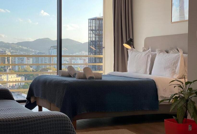 1 Bedroom Penthouse Apartment, Rooftop Tirana