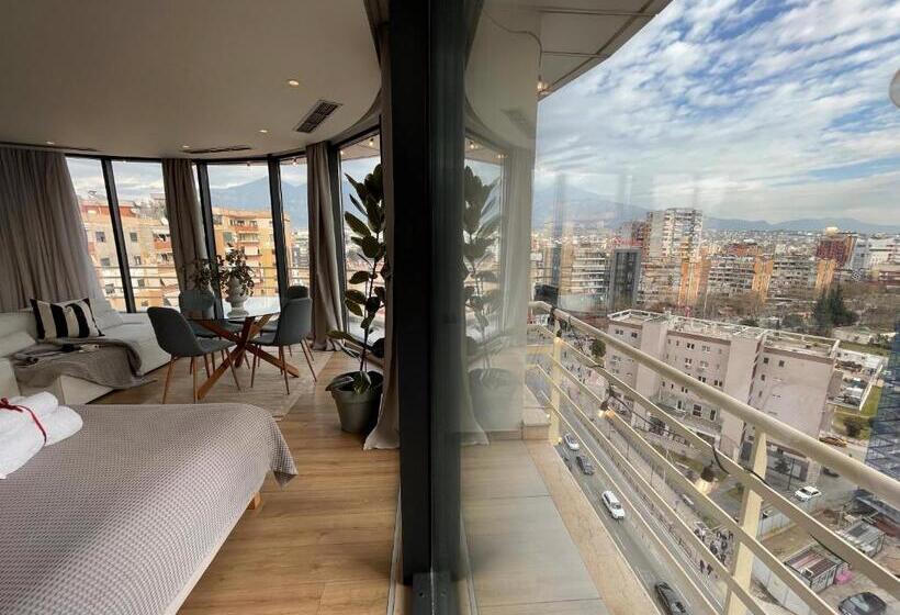 شقة سوبريور غرفة واحدة, Rooftop Tirana