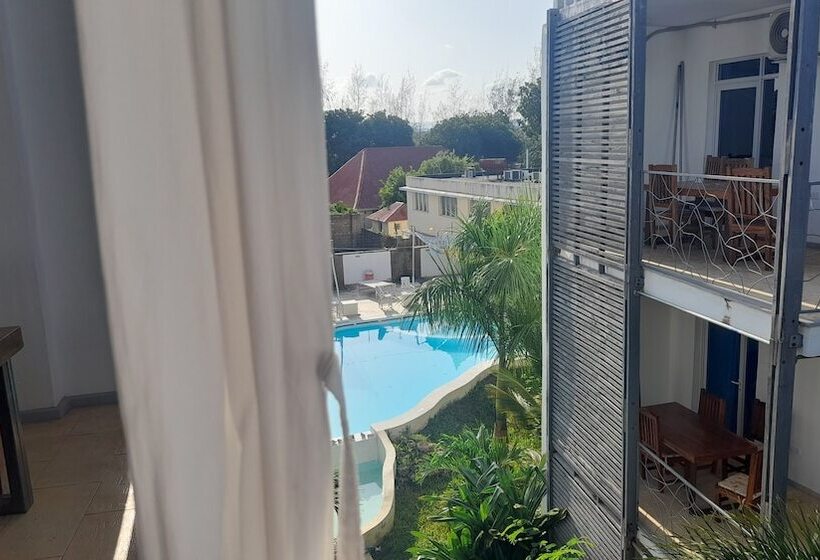 آپارتمان 1 خوابه با چشمانداز استخر, Aqua Resort