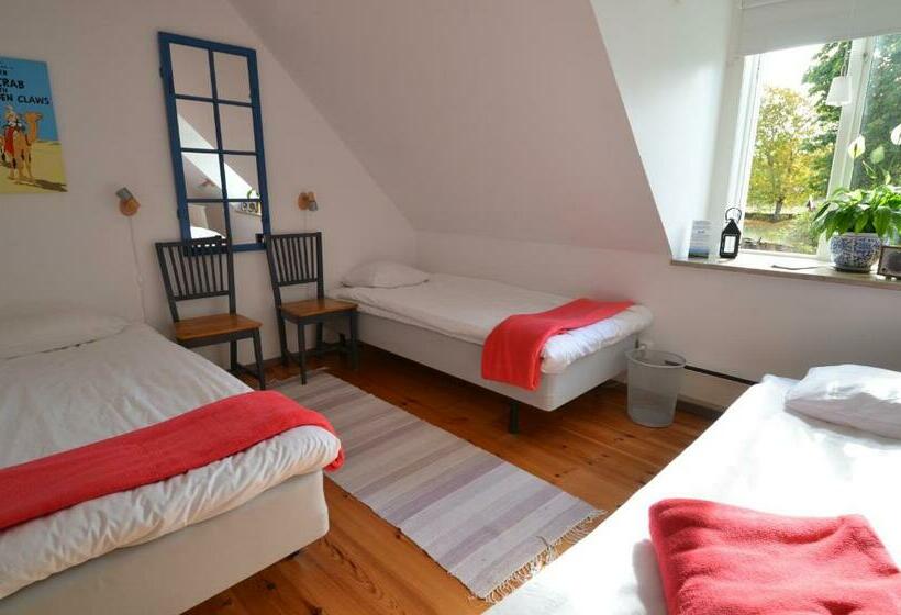 غرفة عائلية حمام مشترك, Rosenborgs Friluftspensionat