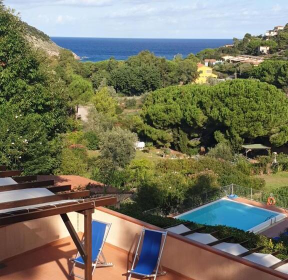 Апартаменты 1 Спальня Вид на Море, Vistamare La Fonte