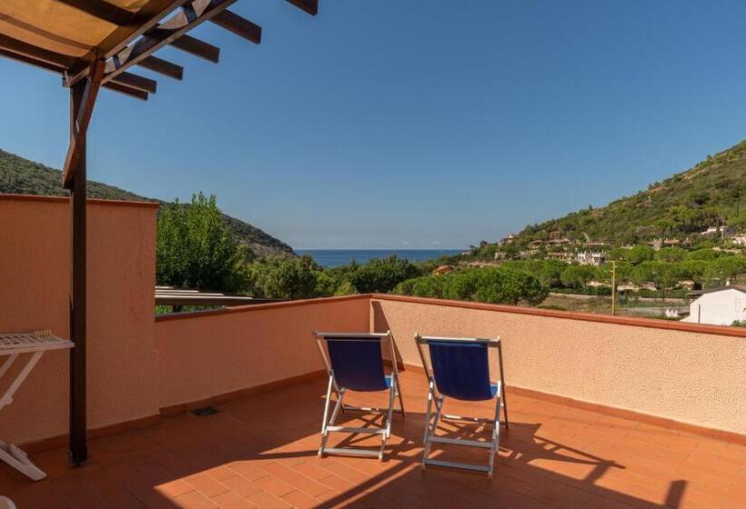 Апартаменты 1 Спальня Вид на Море, Vistamare La Fonte