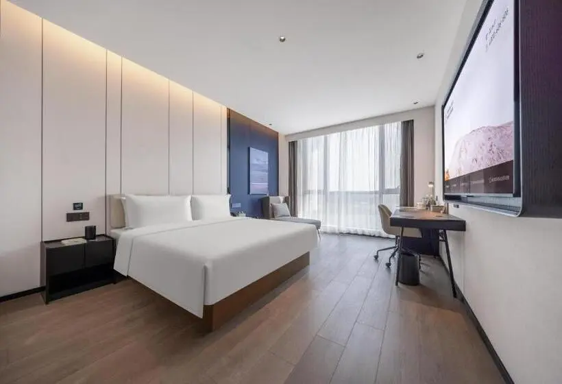キングサイズベッドのエクゼクティブルーム, Atour Hotel Qixing Avenue Shenbei University Town