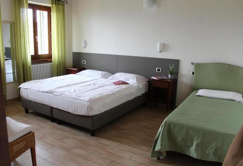 חדר משפחתי נוף לגינה, Agriturismo Al Bor