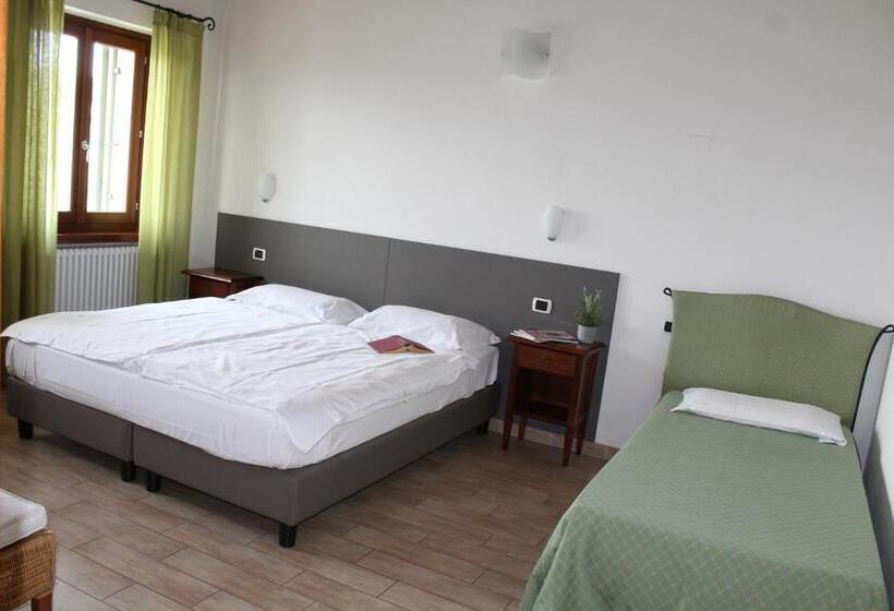 חדר משפחתי נוף לגינה, Agriturismo Al Bor