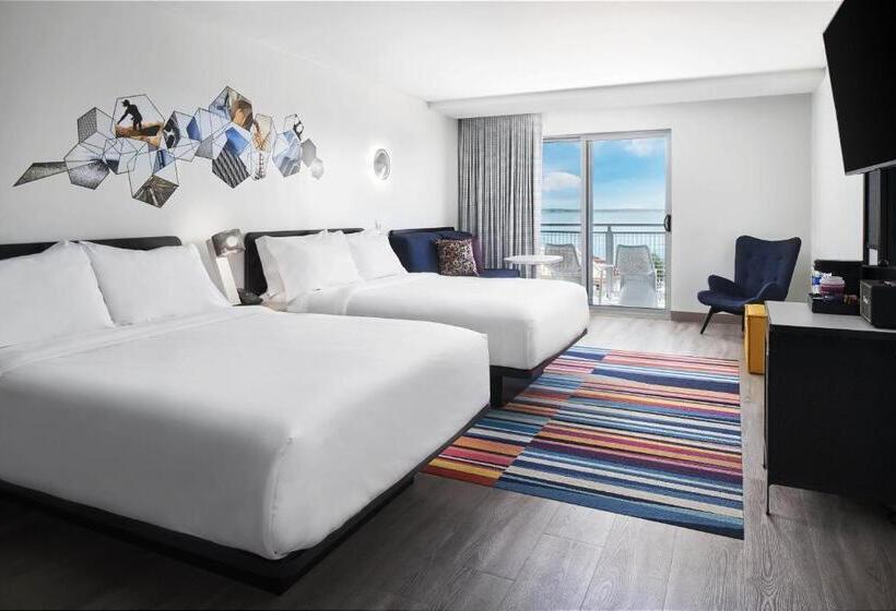 غرفة قياسية مطلّة علي البحر, Aloft Ocean City