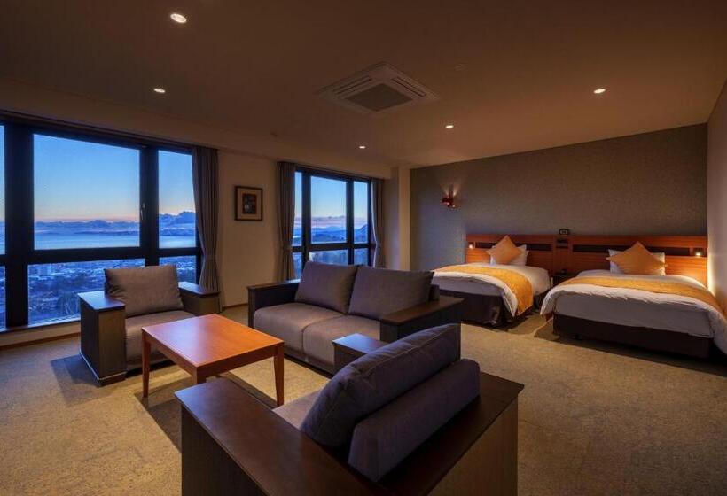 디럭스 4인 룸, Akarinoyado Togetsu