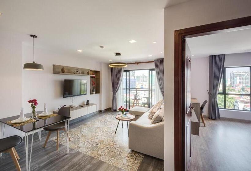 דירת שלושה חדרים, Phnom Penh 51 Hotel & Residences
