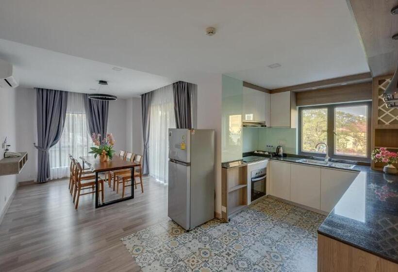 דירת שלושה חדרים, Phnom Penh 51 Hotel & Residences