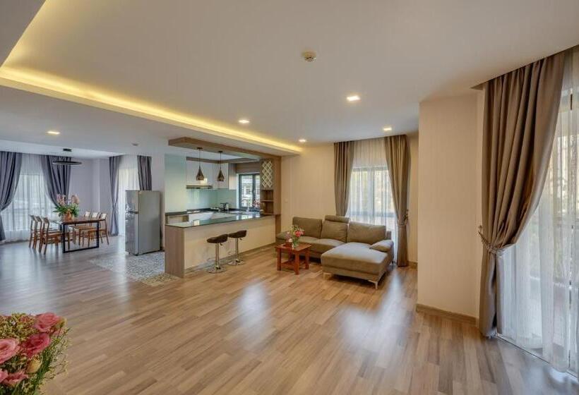 דירת שלושה חדרים, Phnom Penh 51 Hotel & Residences