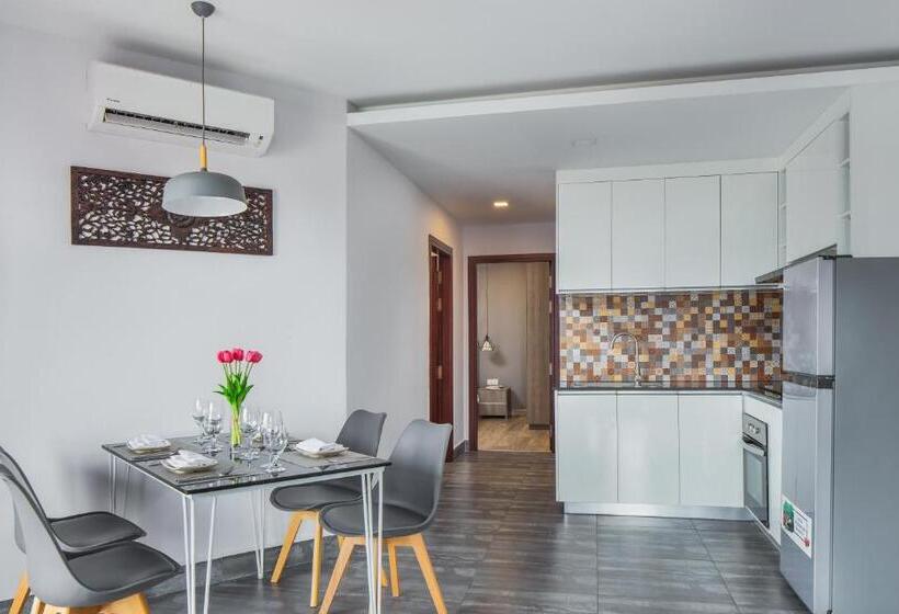 آپارتمان 2 خوابه, Phnom Penh 51 Hotel & Residences