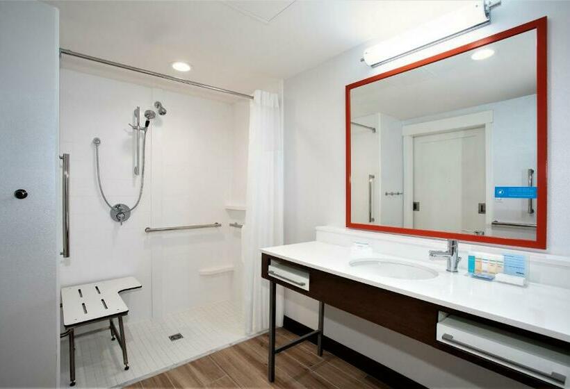 غرفة قياسية سرير كينج لذوى الإحتياجات الخاصة, Hampton Inn & Suites Logan