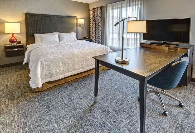 身障者適用キングサイズベッドルーム, Hampton Inn & Suites Logan
