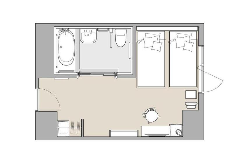 Habitació Estàndard Adaptada per a Discapacitats, It Osaka Shinmachi