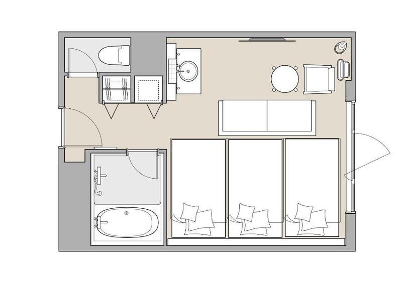 Habitació Triple Superior, It Osaka Shinmachi
