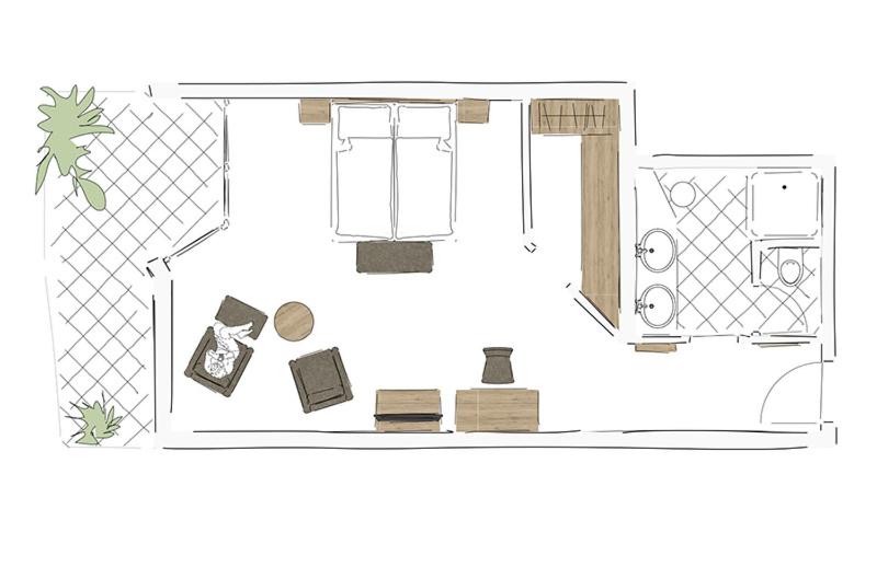 带阳台的豪华间, Erfurths Bergfried Ferien & Wellness